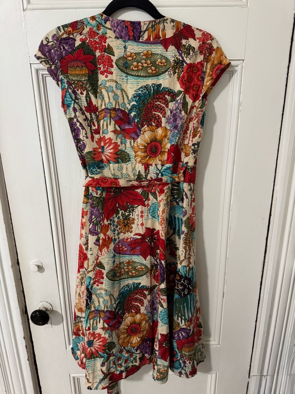 Apsara Floral Wrap Dress XS - Picture 3 of 5